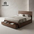 Cantoniy™ Hidden-Store Bed