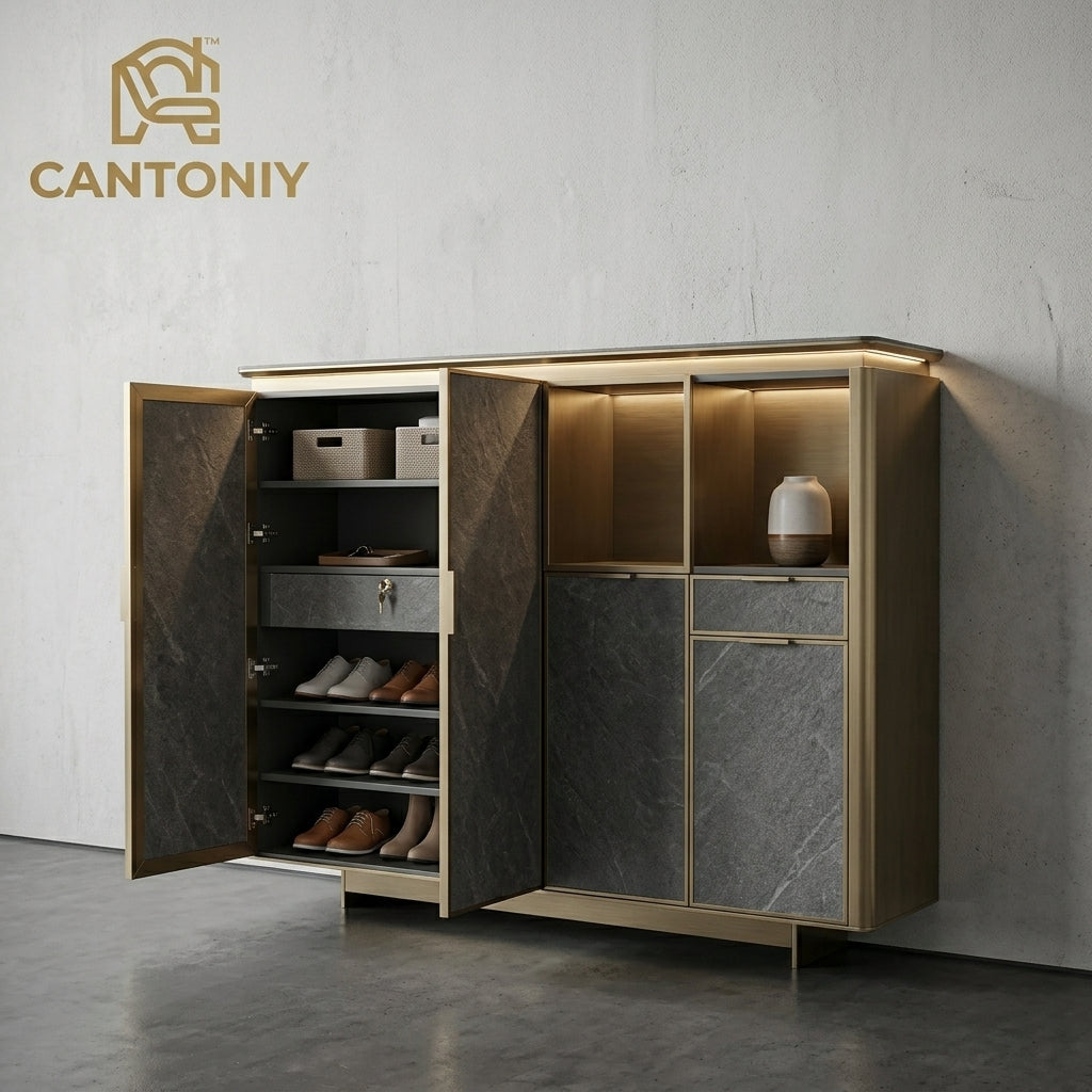 Cantoniy™ HaloStone Entryway Storage Cabinet
